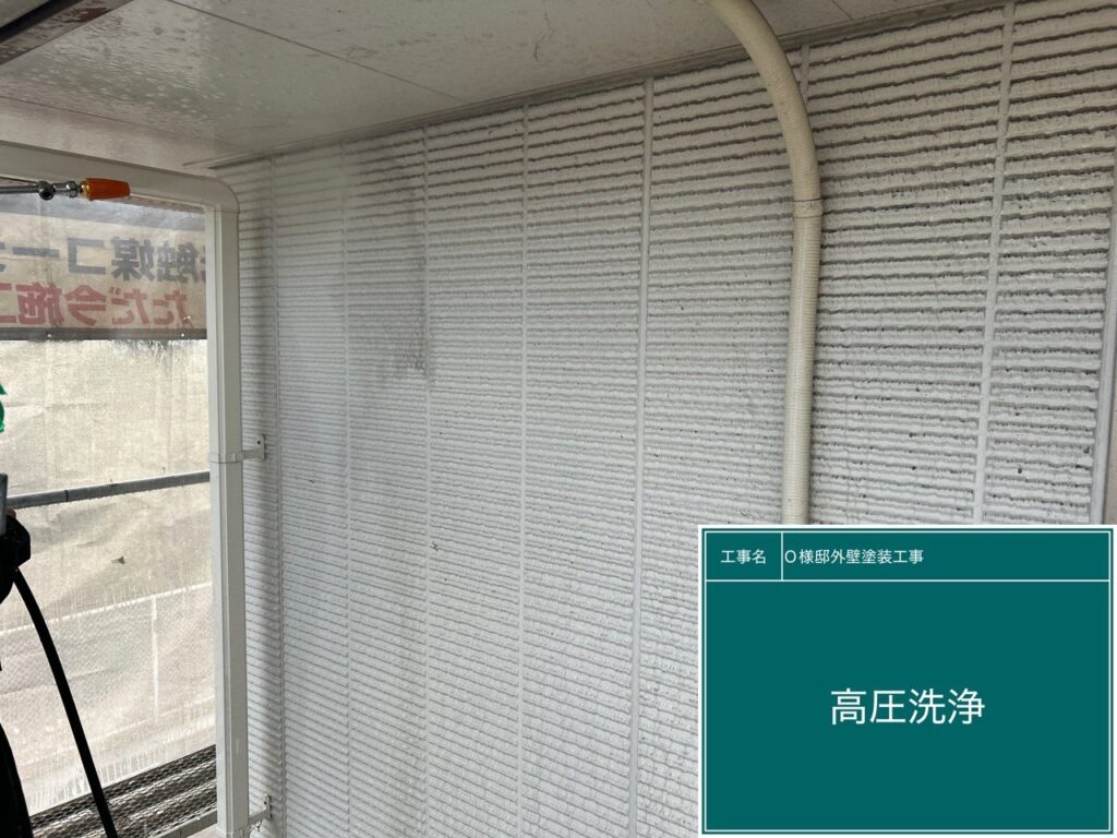 壁高圧ジェット洗浄